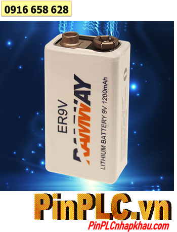 RAMWAY ER-9V; Pin nuôi nguồn RAMWAY ER-9V Lithium (LiMnO2) 9v 1200mAh chính hãng